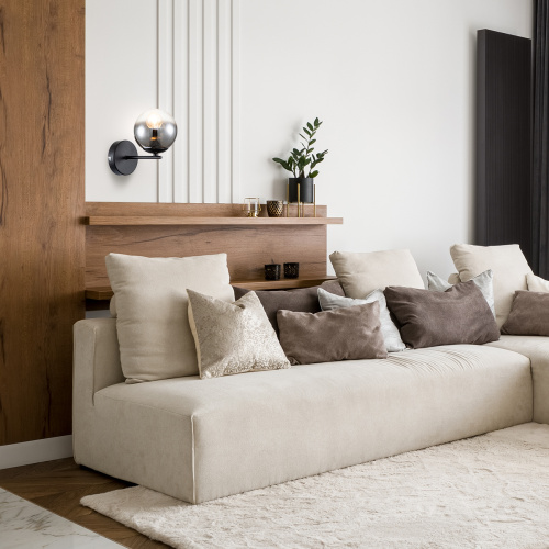 Настенный светильник Escada 1119/1A E14*40W Black фото 2