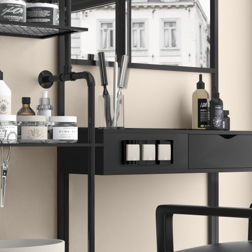 Рамка из стекла на 3 поста Favorit черный W0031108 фото 2