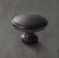 Ручка-кнопка Lugarno d.3.2 Bronze