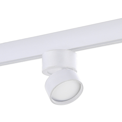 ST809.536.09 Магнитный трековый светильник Белый LED 1*9W 3000K 550Lm Ra>90 120° IP20 D85xH126 48V SKYLINE 48 фото 3