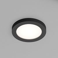 DK3012-BK Встраиваемый светильник влагозащ., IP 44, 50 Вт, GU10, черный, алюминий