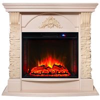 Каминокомплект ATHENA/АТЛАНТА Айвори с очагом Электроочаг SPARTA 25.5