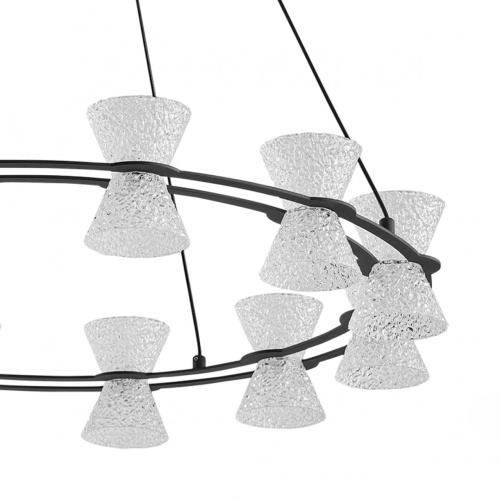 8341/42L LEDIO LN26 228 черный/прозрачный металл/акрил Люстра подвесная LED 42W 3000K 220V VINORA фото 6 8341/42L LEDIO LN26 228 черный/прозрачный металл/акрил Люстра подвесная LED 42W 3000K 220V VINORA фото 6