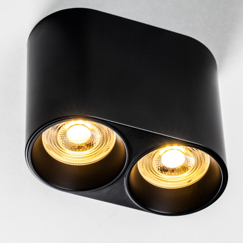 213467 Рамка (светильник) PVC д/LED-модулей 941хх и LED-ламп D50мм RULLO 2x ROUND ЧЕРНЫЙ фото 5 213467 Рамка (светильник) PVC д/LED-модулей 941хх и LED-ламп D50мм RULLO 2x ROUND ЧЕРНЫЙ фото 5