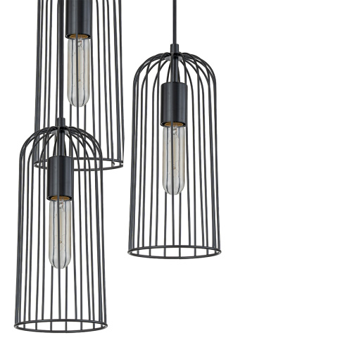 Подвесной светильник Escada 10198/6 E27*60W Black фото 5 Подвесной светильник Escada 10198/6 E27*60W Black фото 5