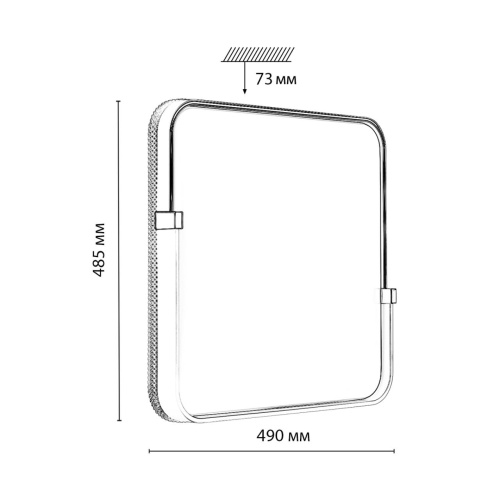 7680/EL PALE SN 190 Светильник пластик/золотой LED 70Вт 3000-6000К 490х485 IP43 пульт ДУ OLIDI WHITE фото 4 7680/EL PALE SN 190 Светильник пластик/золотой LED 70Вт 3000-6000К 490х485 IP43 пульт ДУ OLIDI WHITE фото 4