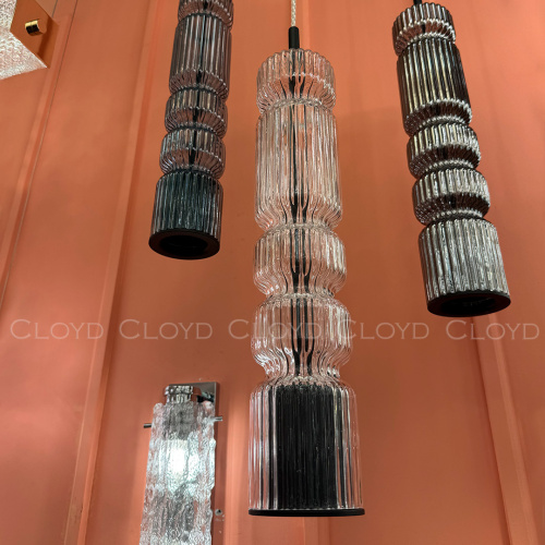 Подвесной светильник Cloyd HOW P1 / выс. 39 см - черный - прозрачн. стекло (арт.11602) фото 3 Подвесной светильник Cloyd HOW P1 / выс. 39 см - черный - прозрачн. стекло (арт.11602) фото 3