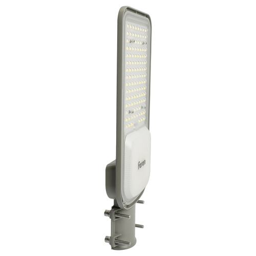 Светодиодный уличный консольный светильник Feron SP3040 100W 5000K 230V, серый фото 4