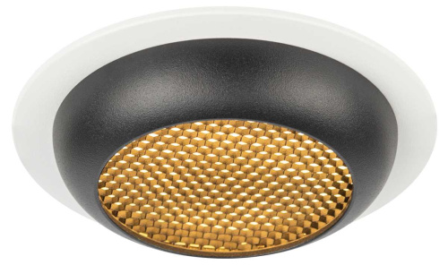 Светильник встраиваемый ЭРА KL111 WH/BK под лампу GX53 белый/черный матовый Б0061537 фото 4