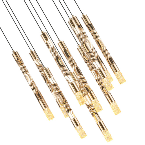 Подвесной светильник OM2365-F10 gold фото 3