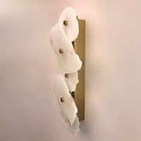 Бра Cloyd KNOSS-A W1 / выс. 51 см - алебастр - латунь (арт.20270)