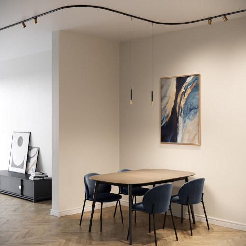 Mini Magnetic Шинопровод накладной Round черный Ø900 мм 85167/00 фото 2