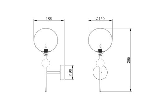 Настенный светильник (бра) Freya FR5115WL-01BZ фото 4