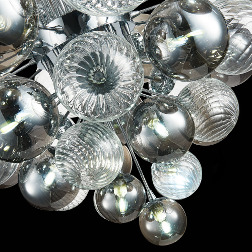 SL1124.103.29 Люстра подвесная ST-Luce Хром/Дымчатый, Прозрачный G9 29*5W 4000K VINETTO фото 8 SL1124.103.29 Люстра подвесная ST-Luce Хром/Дымчатый, Прозрачный G9 29*5W 4000K VINETTO фото 8