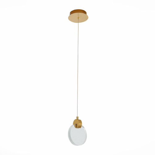SL6104.203.01 Подвес ST-Luce Золотистый/Прозрачный,С пузырьками воздуха LED 1*3W 3000K MONTECELIO фото 3