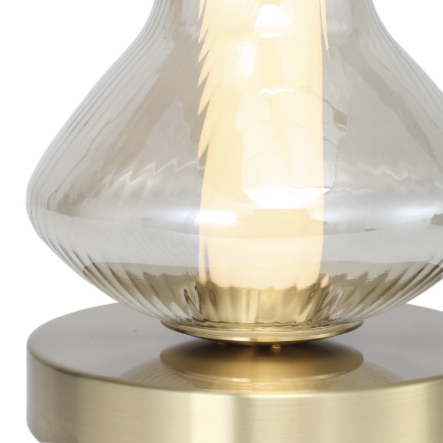 SL6136.204.01 Прикроватная лампа ST-Luce золото/коньячный LED 1*6W 3000K SPINE фото 3