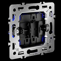 Механизм проходного переключателя одноклавишного 10А S70 Voltum VLS0103M