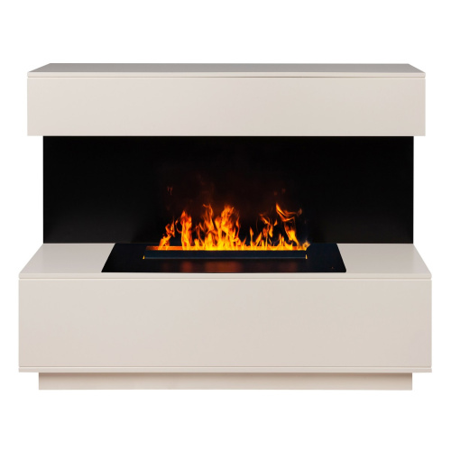 Электрокамин RealFlame Modern CST630 WT белый дуб с очагом 3D Cassette 630 Black Panel Электрокамин RealFlame Modern CST630 WT белый дуб с очагом 3D Cassette 630 Black Panel