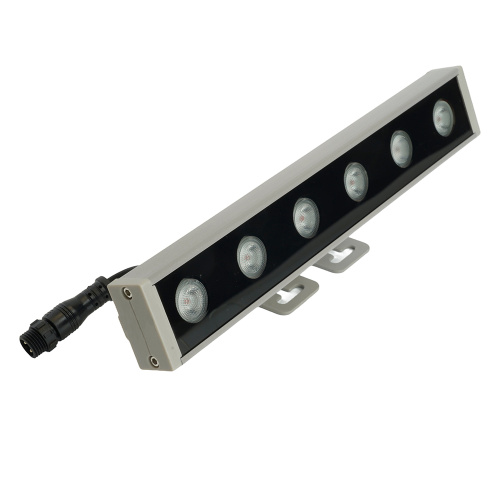 LL-893 Светодиодный линейный прожектор для подсветки стен, красный, 250*40*25mm, 6W DC24V, IP65 фото 3