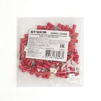 Наконечник плоский Изолированный (папа) РпИп 0,5-1,5, STEKKER, LD401-15250 (упаковка 100 шт)