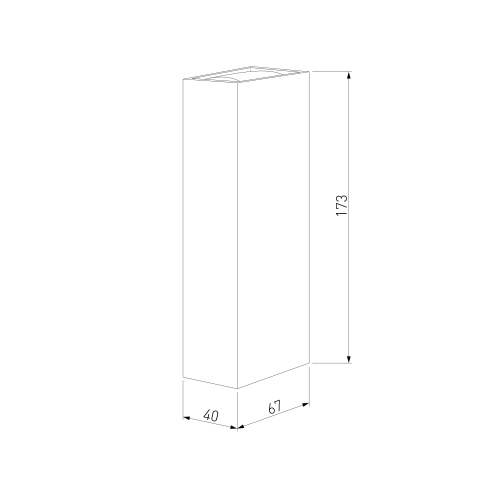 Уличный настенный светильник Blaze LED 3000K черный IP65 35136/W черный фото 5