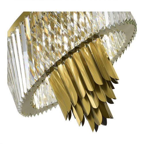 SL1635.302.09 Люстра потолочная ST-Luce Латунь/Прозрачный E14 9*40W NARI фото 3 SL1635.302.09 Люстра потолочная ST-Luce Латунь/Прозрачный E14 9*40W NARI фото 3