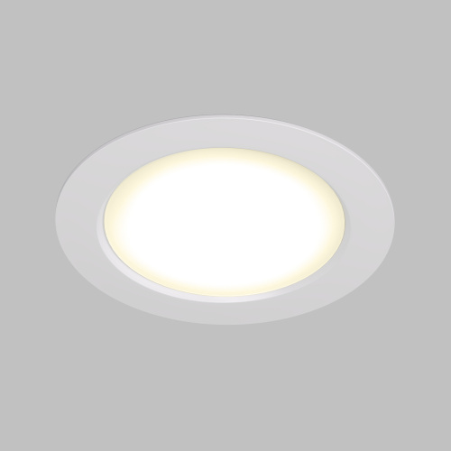 DK3048-WH Встраиваемый светильник, IP 20, 7Вт, LED, белый, пластик DK3048-WH Встраиваемый светильник, IP 20, 7Вт, LED, белый, пластик