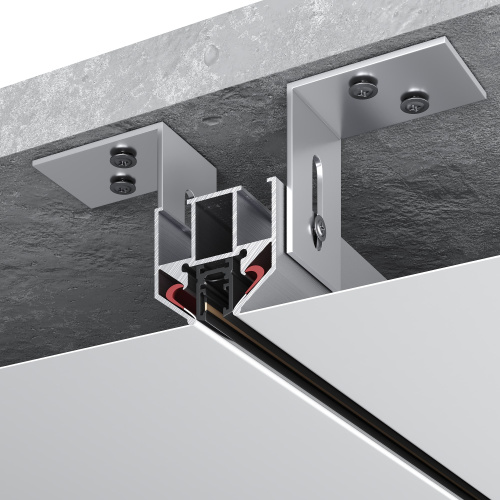 ST066.129.00 Профиль для шинопровода SUPER5 под натяжной потолок ST-Luce Алюминий Длина 2 000мм SUPER5 фото 3