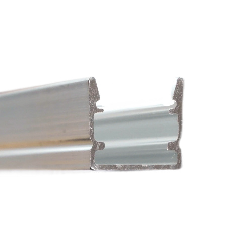 Профиль алюминиевый накладной, 10х10мм, серебро, CAB243 (в комплекте с матовым экраном, 2 заглушками, 4 крепежами) FERON фото 8