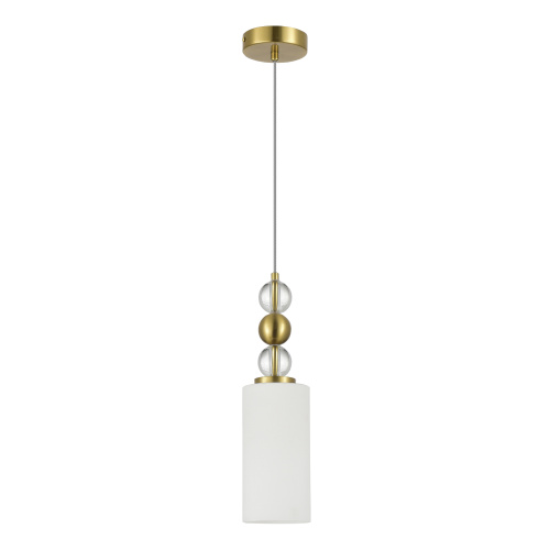 SL2003.303.01 Светильник подвесной ST-Luce латунь/белый E27 1*40W AURORA фото 4