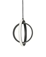 Чёрный светодиодный подвес “Глоу”