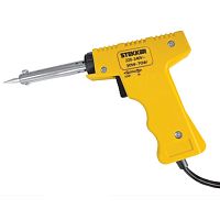 Паяльник импульсный двухрежимный с нихромовым нагревателем 30/70Вт, долговечное жало,230В, STEKKER PLE501-70