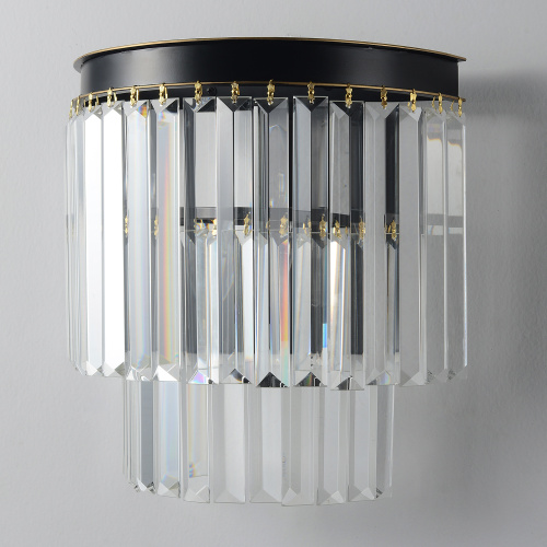 Crystal Lux Бра Crystal Lux MAXIME AP2 BLACK фото 3 Crystal Lux Бра Crystal Lux MAXIME AP2 BLACK фото 3