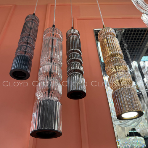 Подвесной светильник Cloyd HOW P1 / выс. 39 см - черный - дымчатое стекло (арт.11603) фото 2 Подвесной светильник Cloyd HOW P1 / выс. 39 см - черный - дымчатое стекло (арт.11603) фото 2