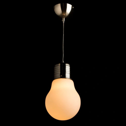 Подвесной светильник Arte Lamp EDISON A1402SP-1SS фото 2 Подвесной светильник Arte Lamp EDISON A1402SP-1SS фото 2