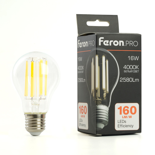Лампа светодиодная Feron.PRO LB-1116 Шар E27 2580LM 16W 175-265V 4000K фото 2