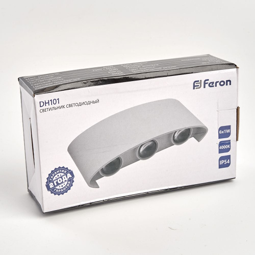 Светильник уличный светодиодный Feron DH101, 6*1W, 450Lm, 4000K, белый фото 7