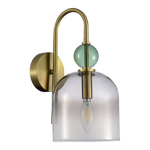 SL2000.211.01 Бра ST-Luce Золотистый/Дымчатый E14 1*40W GEA фото 2