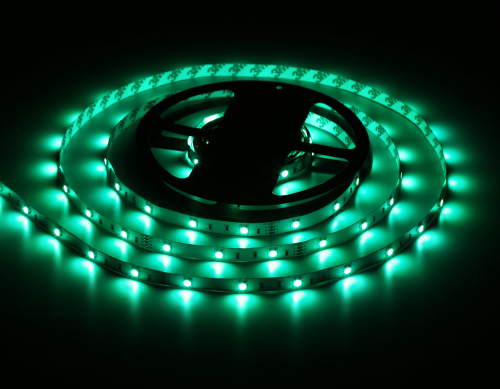 Комплект светодиодной ленты 12В 5050 30Led 7.2Вт/м Цветная RGB IP20 5м фото 5 Комплект светодиодной ленты 12В 5050 30Led 7.2Вт/м Цветная RGB IP20 5м фото 5