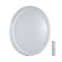 7643/EL COLOR SN 146 Светильник пластик/белый/прозрачный LED 70Вт 3000-6000К D505 IP43 пульт ДУ DEPAX