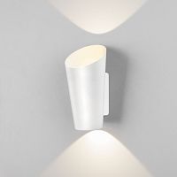 Уличный настенный светодиодный светильник Tronc IP54 1539 TECHNO LED белый
