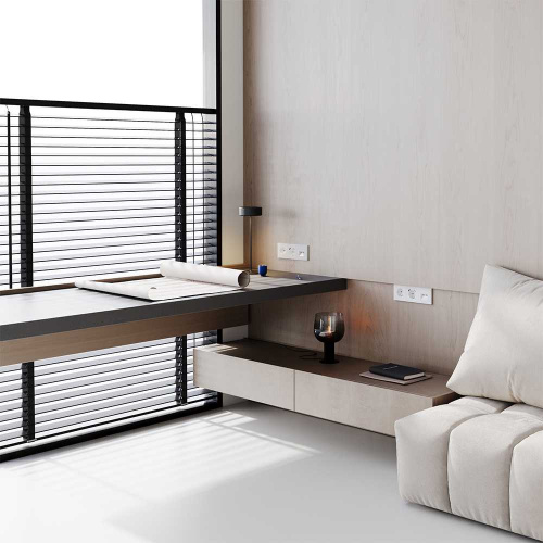 Розетка компьютерная встраиваемая Voltum S70 двойная RJ45+RJ45 кат.6, (белый глянцевый) VLS060201 фото 5