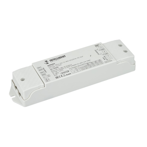 INTELLIGENT ARLIGHT Диммер SMART-DALI-102-72-MIX-DT6/DT8-PD-SUF (12-48V, 2x10A) (IARL, IP20 Пластик, 5 лет) 060684 INTELLIGENT ARLIGHT Диммер SMART-DALI-102-72-MIX-DT6/DT8-PD-SUF (12-48V, 2x10A) (IARL, IP20 Пластик, 5 лет) 060684
