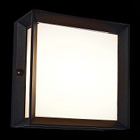SL077.402.01 Светильник уличный потолочный ST-Luce Черный/Белый LED 1*12W 3000K CUBISTA