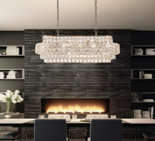 Люстра подвесная Majeste Chrome FL1059-17P фото 4 Люстра подвесная Majeste Chrome FL1059-17P фото 4