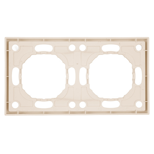 Рамка STEKKER, PFR00-5002-08 2-местная, серия Эмили, кашемир, soft touch фото 5