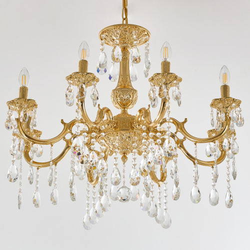 Люстра с хрустальными подвесками AL78101/8/250 A G Bohemia Ivele Crystal (Богемия Ивеле Кристалл) фото 2 Люстра с хрустальными подвесками AL78101/8/250 A G Bohemia Ivele Crystal (Богемия Ивеле Кристалл) фото 2