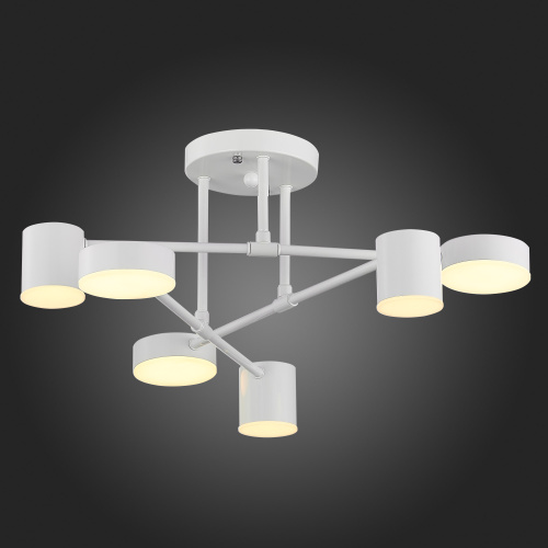 SLE201052-06 Светильник потолочный Белый/Белый LED 6*7W 4000K NOBEL фото 9