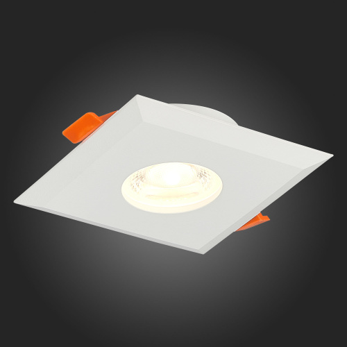 ST204.508.01 Св-к встр. Белый GU10 1*50W  L94xW94xH25 220V Без ламп Встраиваемые светильники фото 9