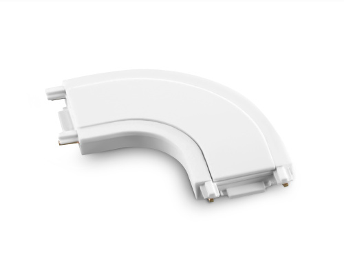 Коннектор угловой токопроводящий Magnetic Ultra slim 26 48В белый